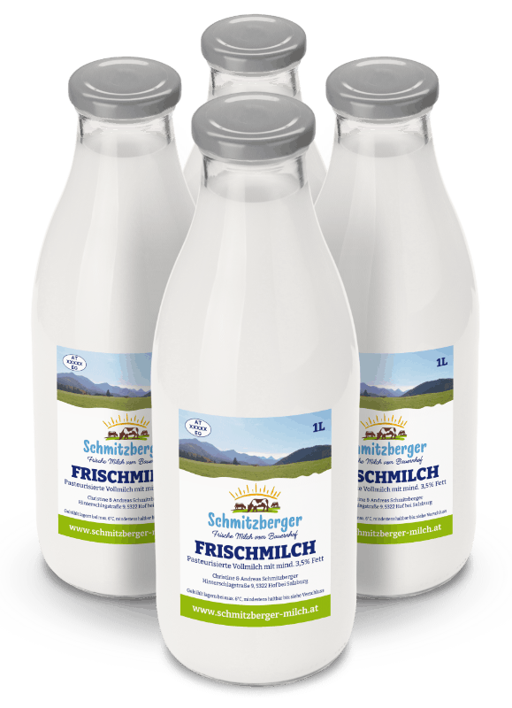 Schmitzberger Milch Frischmilch Flaschen